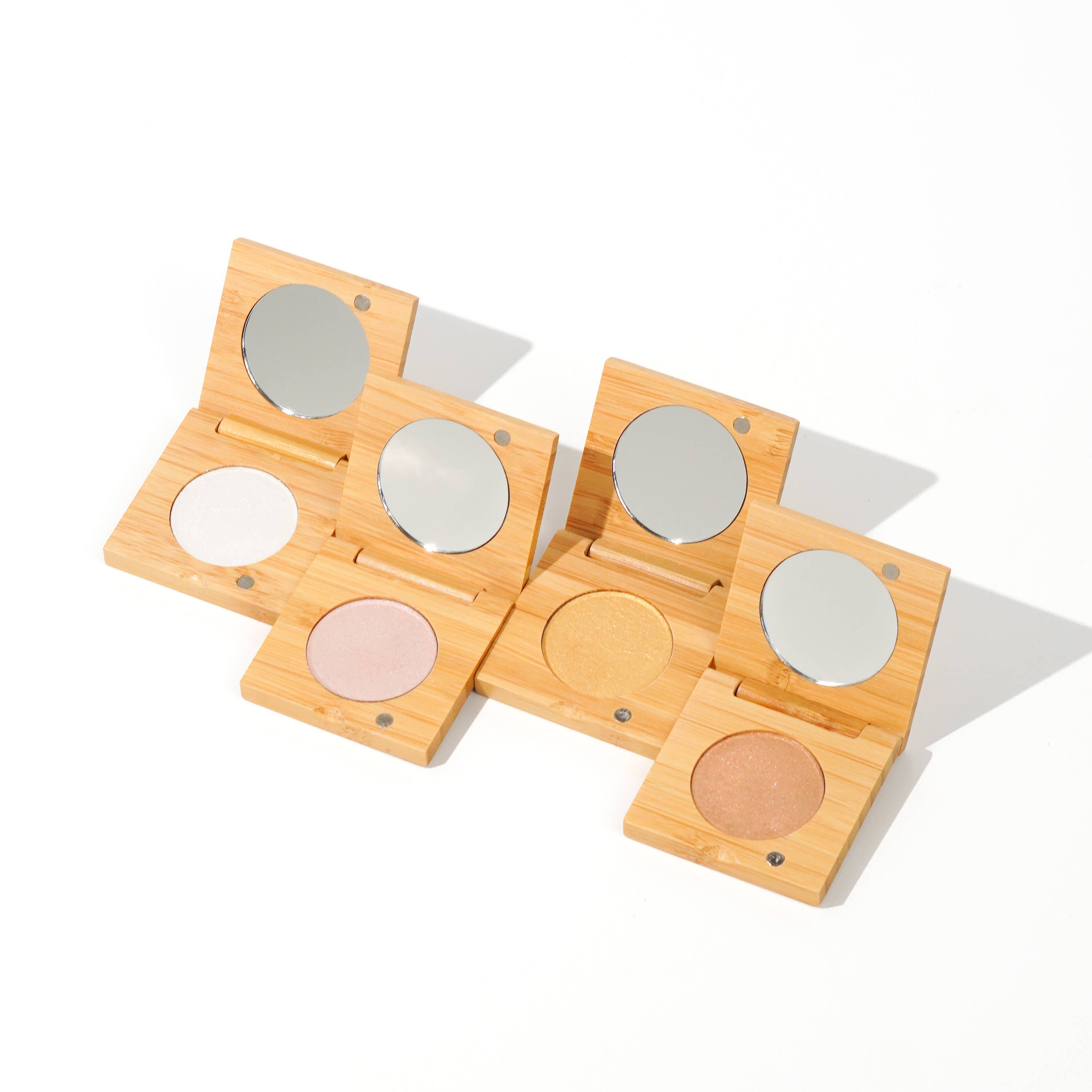 Pressed Mineral Highlighter | Refillable Zero Waste Makeup: Tundra