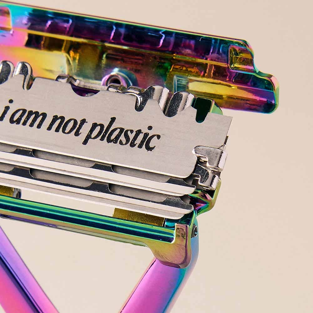 Leaf Razor - Multi-Blade, Pivoting Head Safety Razor: Prism