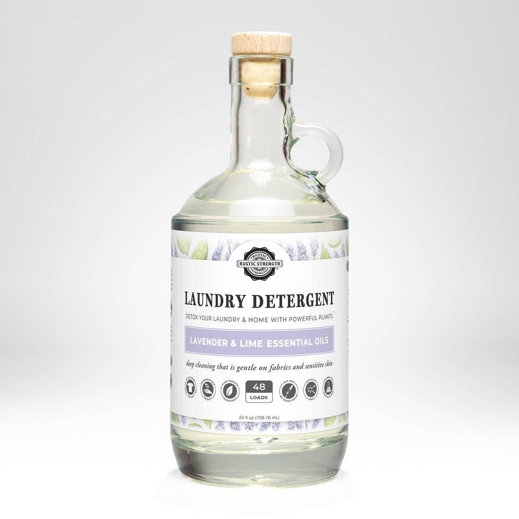 Laundry Detergent | 24 oz Glass Bottle: Fresh Linen
