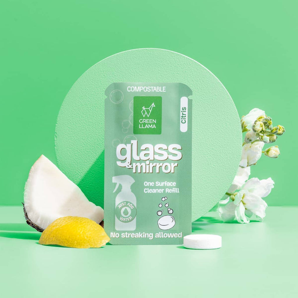 Green Llama Home Cleaning Kit - All-Purpose | Glass | Bath