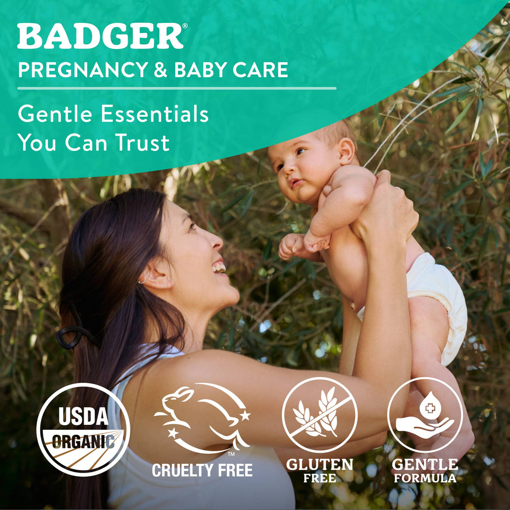 Badger Baby Balm, Soothes Diaper Rash, Cradle Cap & Dry Skin: 2 oz Tin