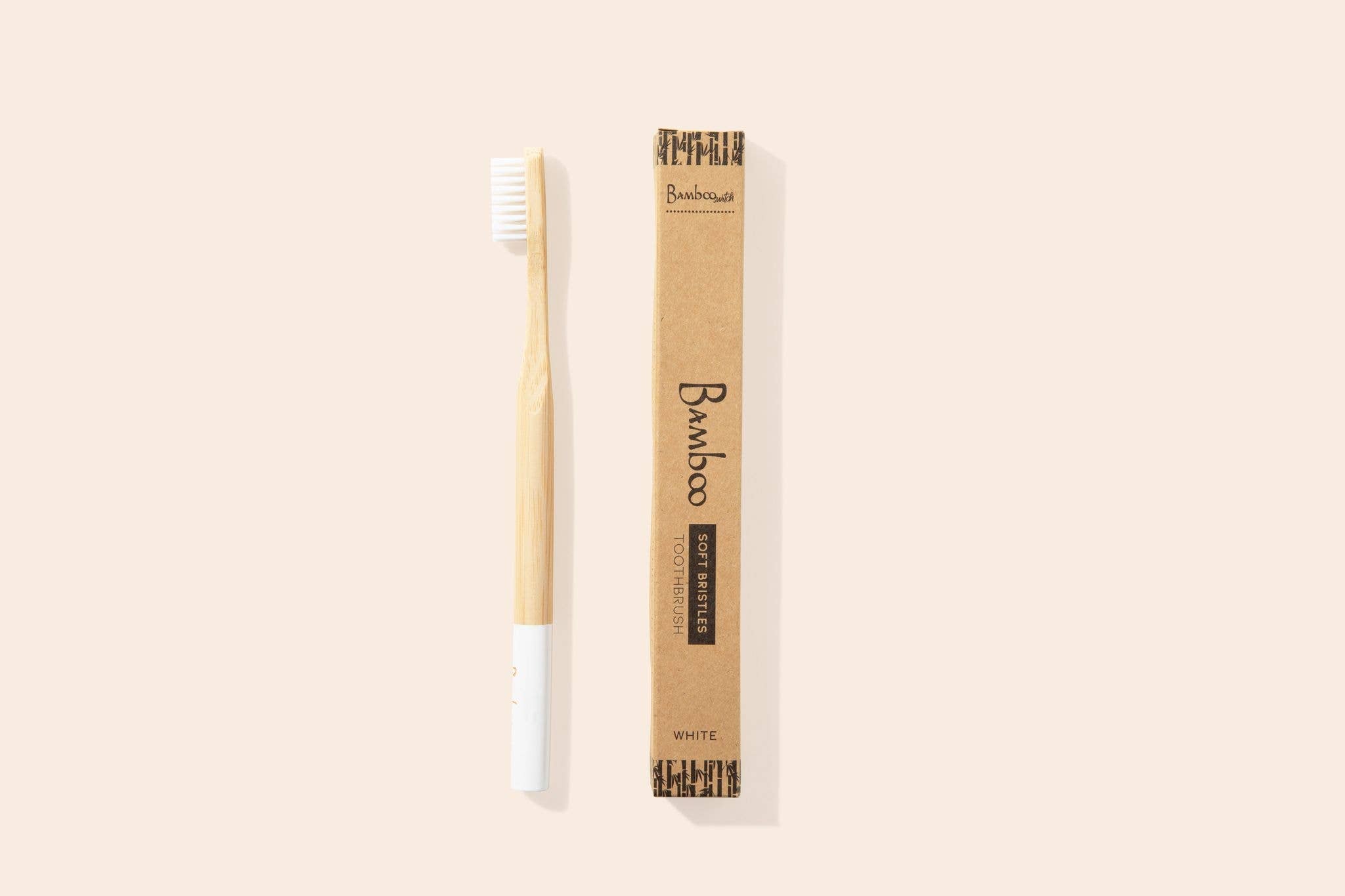 Adult Bamboo Toothbrush | Earth Day Bestseller: White