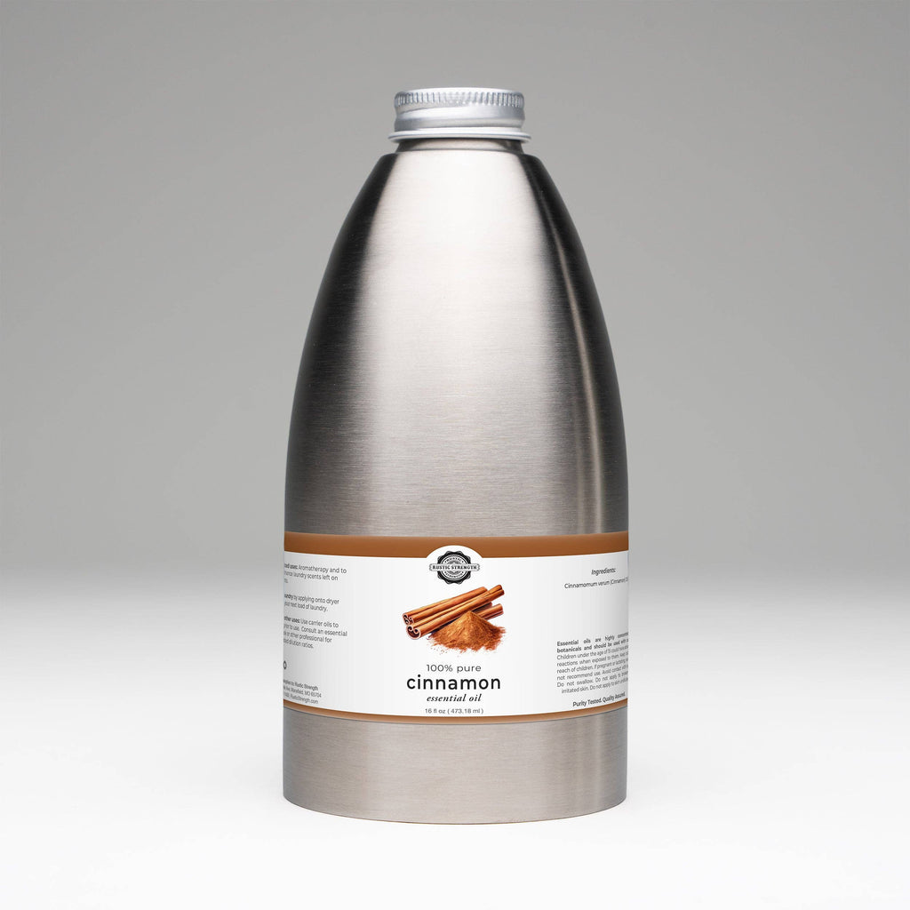 Cinnamon Essential Oil: - 1 oz Retail Glass Vials