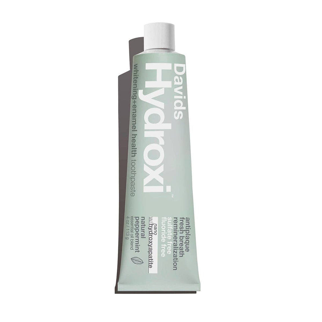Davids Hydroxi™ whitening+enamel health nano hydroxyapatite premium toothpaste / peppermint: 4oz