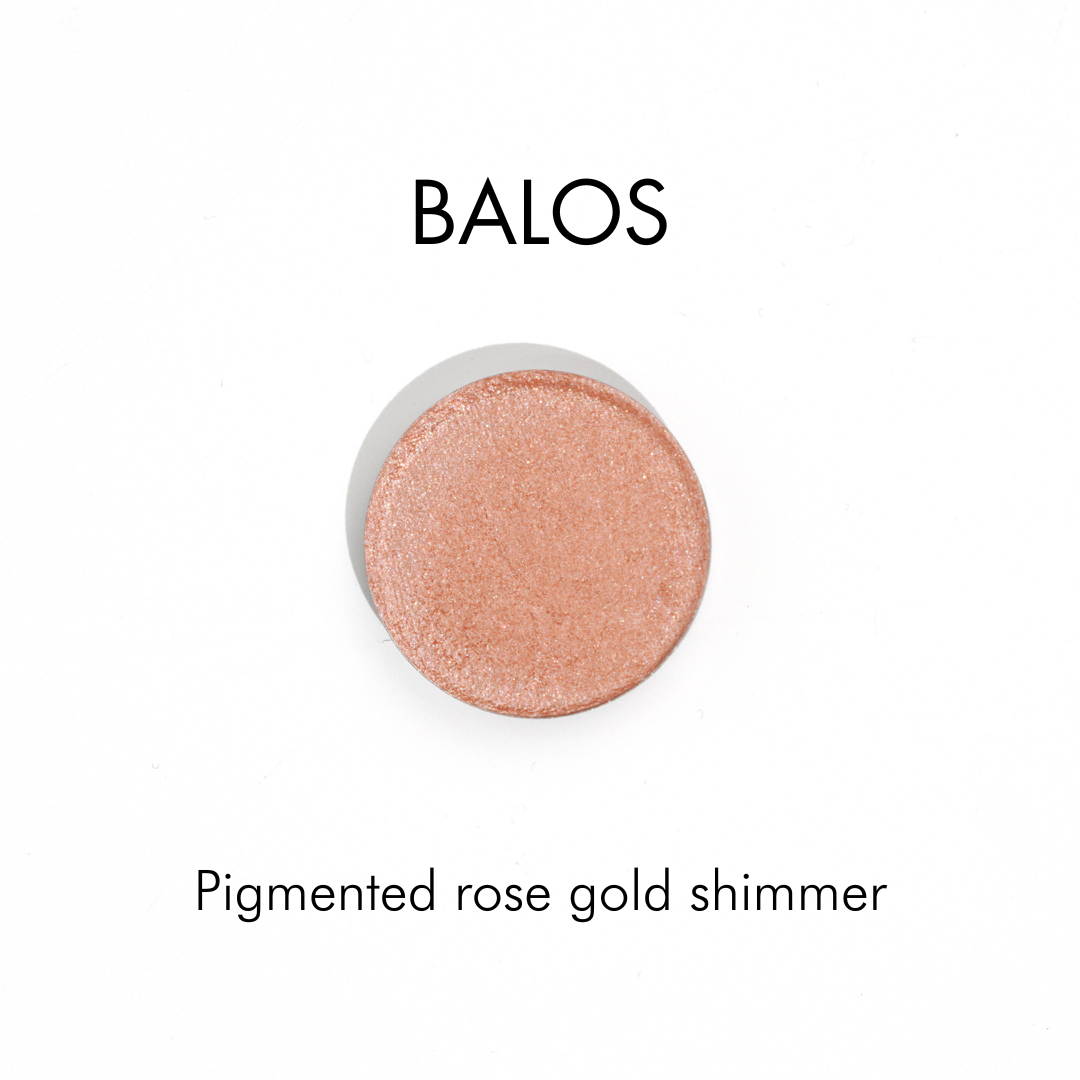 Pressed Mineral Eyeshadow | Refillable Zero Waste Makeup: Glacier