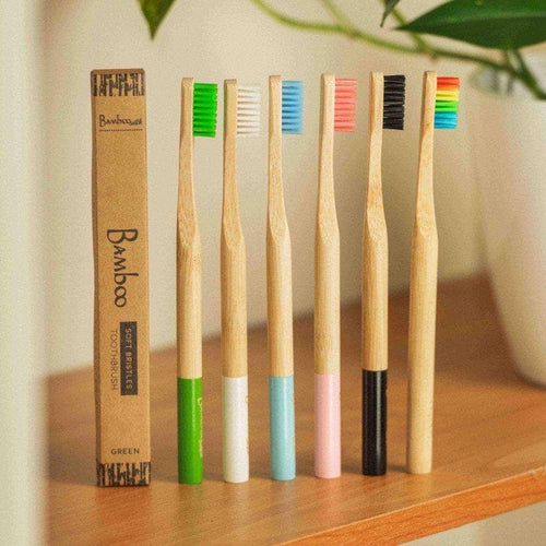 Adult Bamboo Toothbrush | Earth Day Bestseller: White