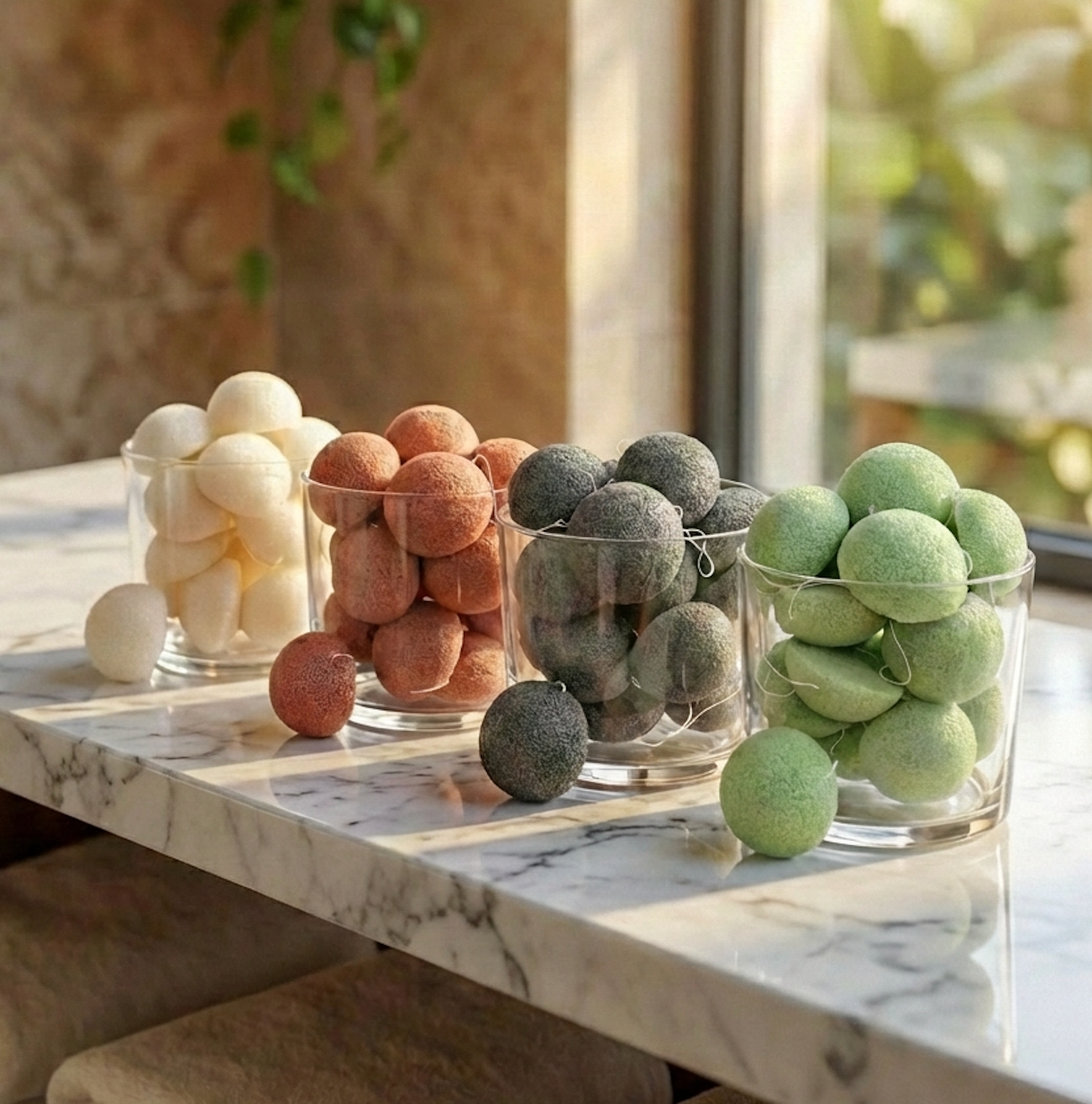 Natural Konjac Facial Cleansing Sponge | Earth Day Best: White