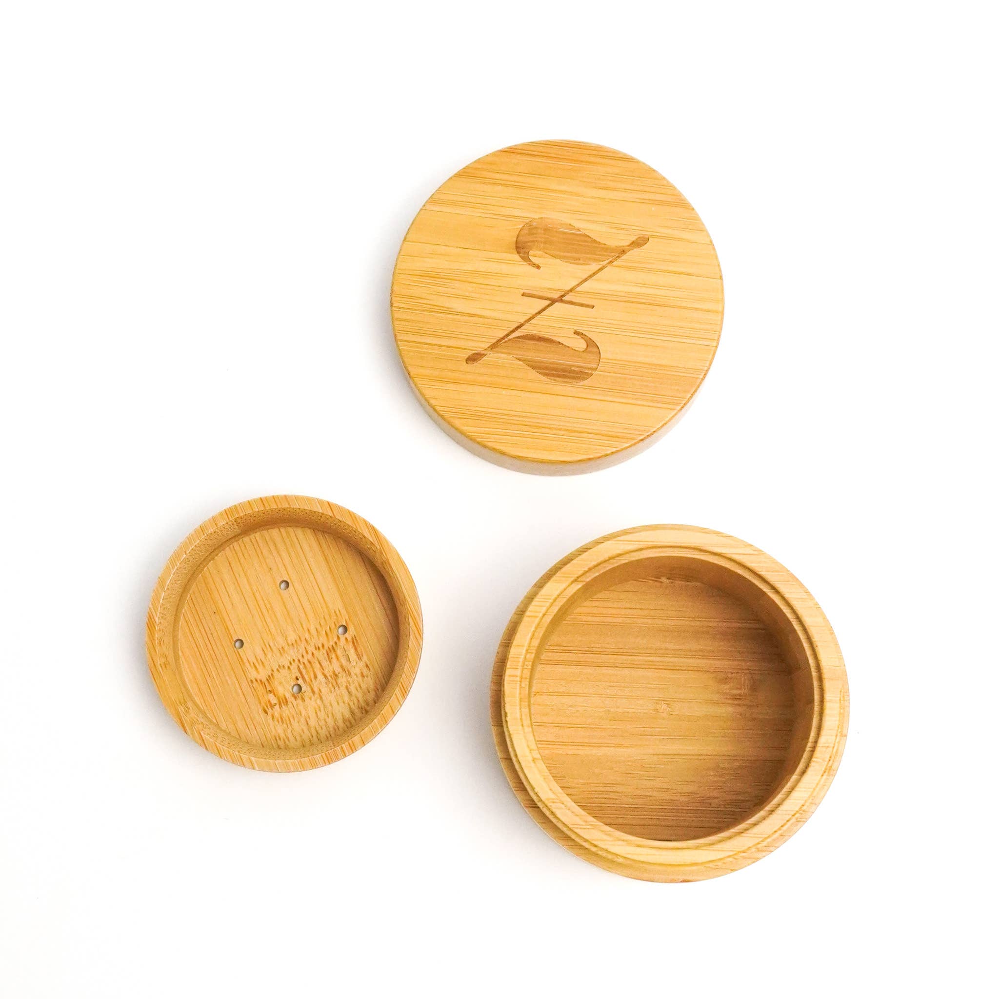 Bamboo Sifter Container | Refillable Loose Powder Jar