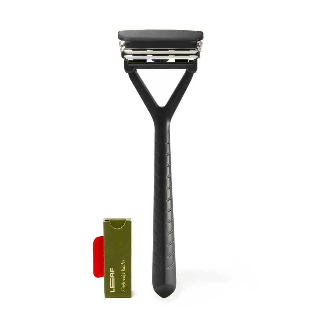 Leaf Razor - Multi-Blade, Pivoting Head Safety Razor: Prism