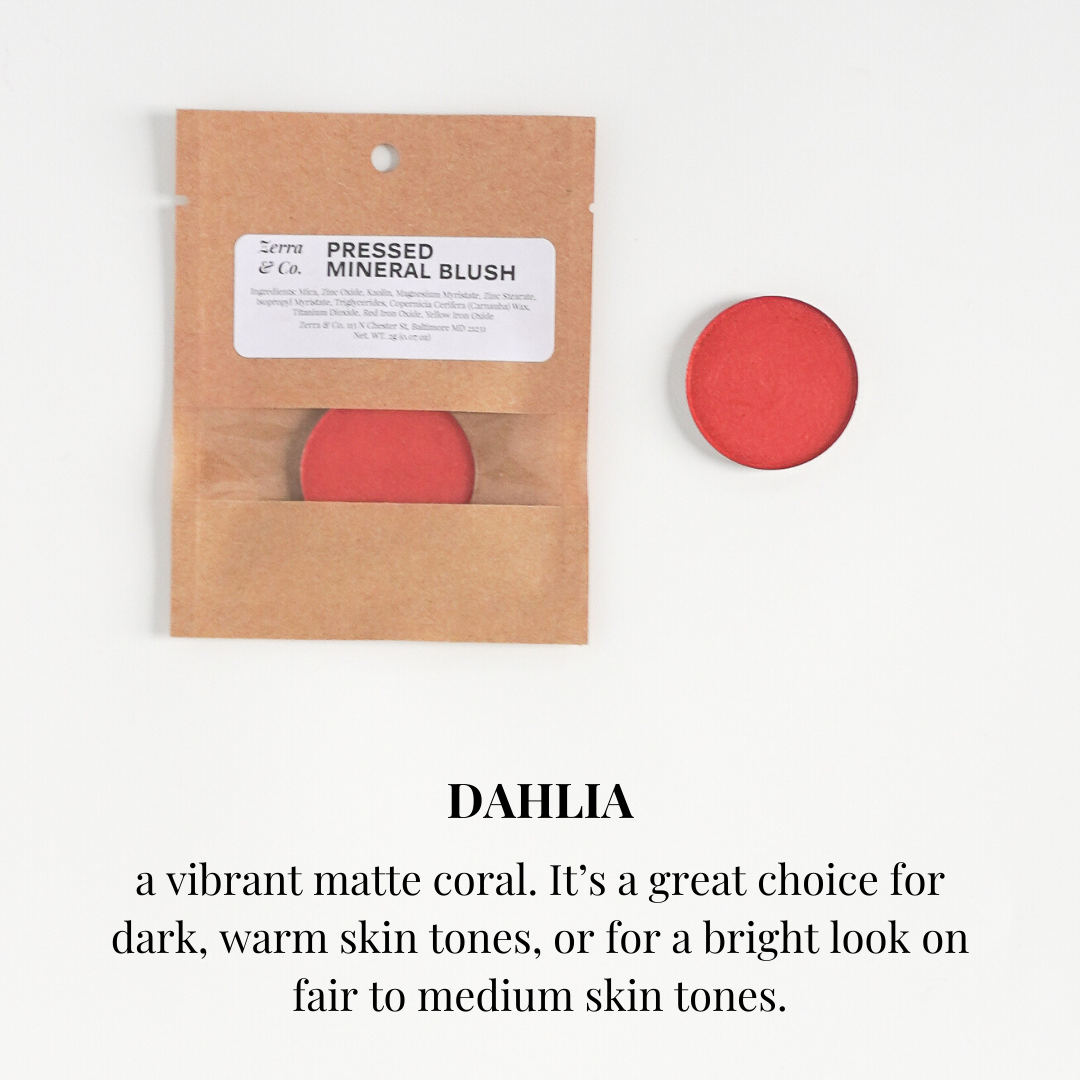 Pressed Mineral Blush - Refill | Compostable Refill Pouch: Wild Rose
