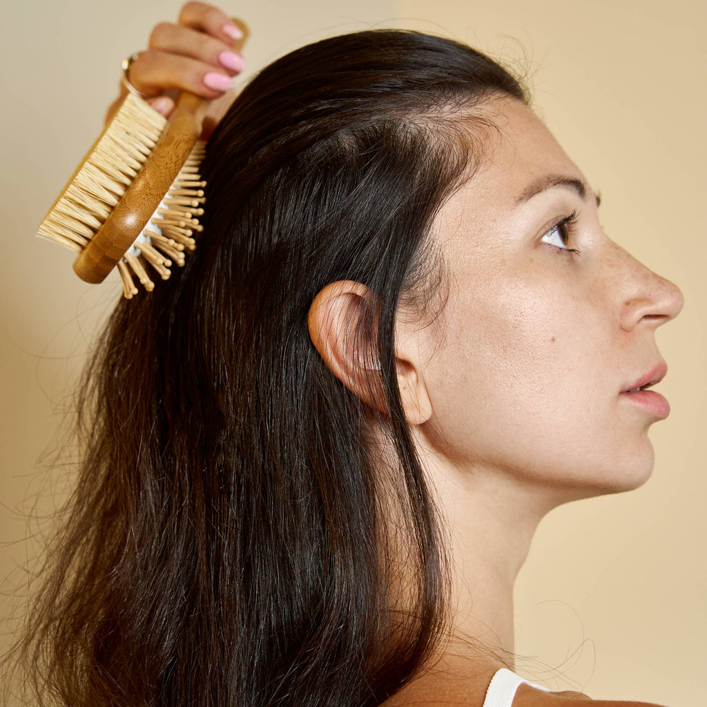 Bamboo Two Sided Hairbrush | Faire Market Bestseller