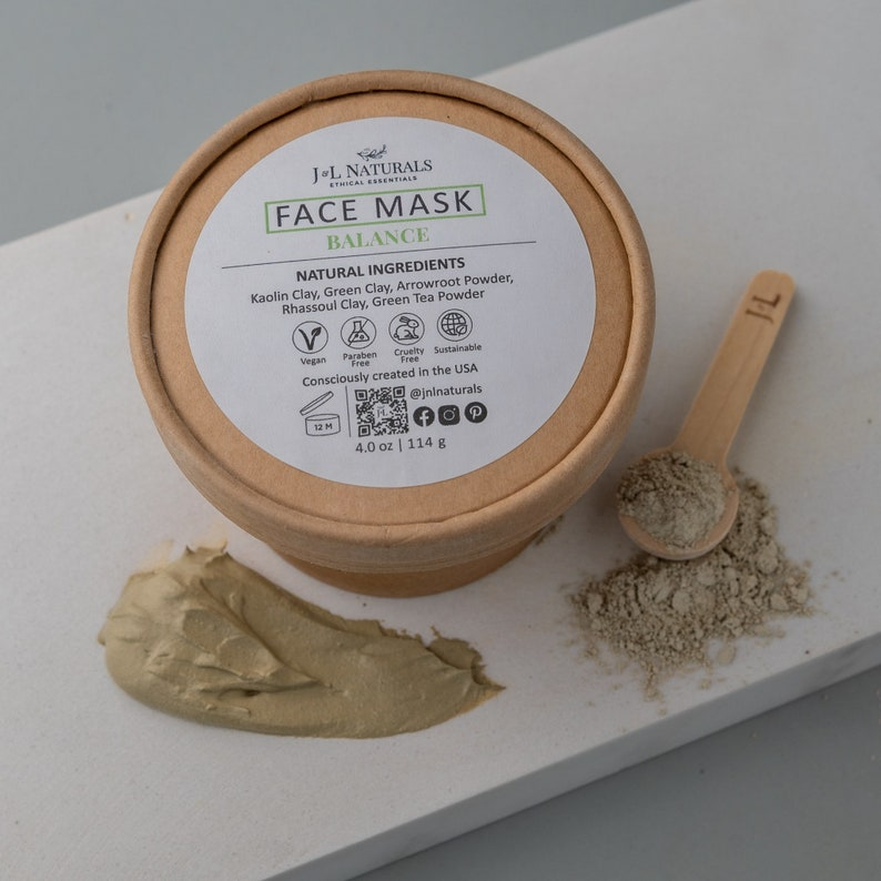 Natural Face Mask Skincare For Normal to Dull Skin : 2.0 oz / Shine