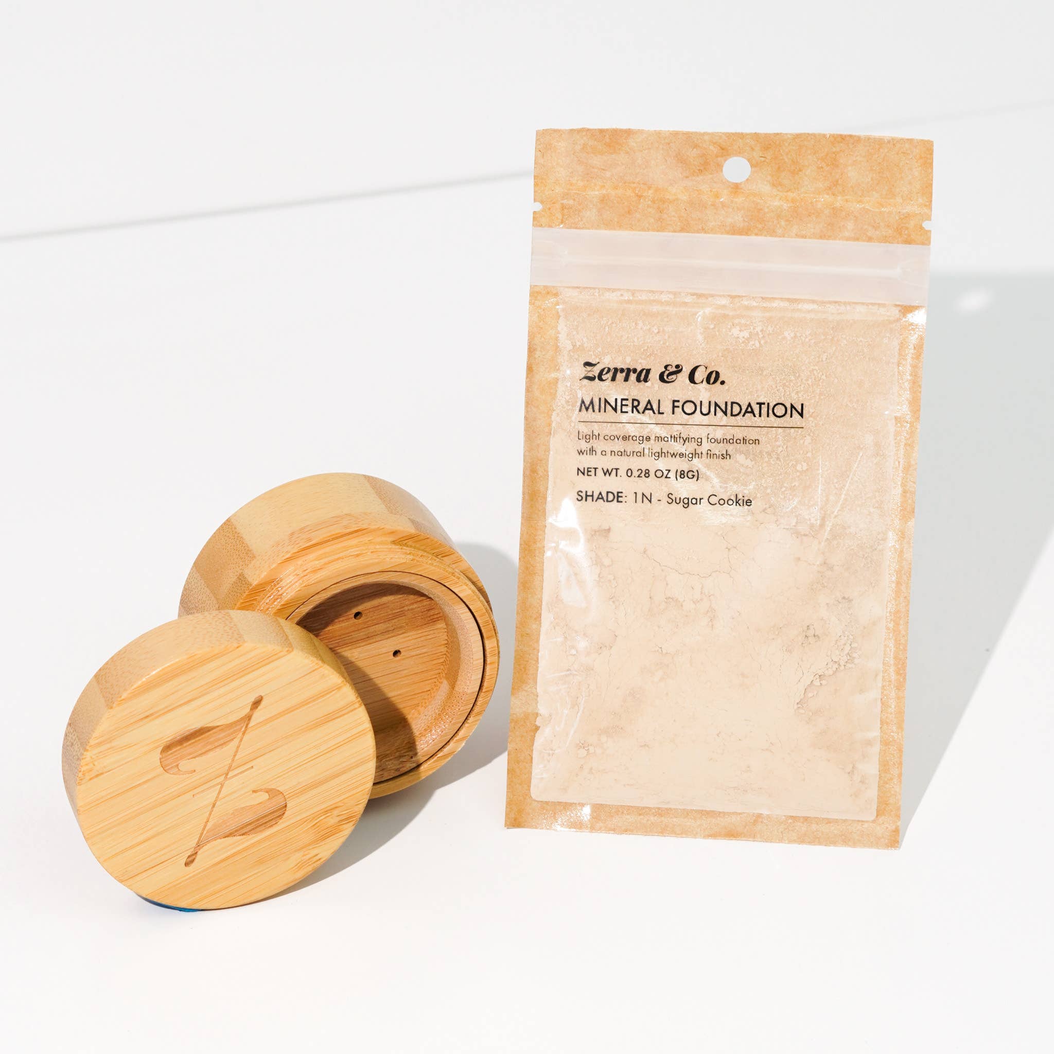 Mineral Foundation Pouches | Talc-Free Zero Waste Makeup: 2C - Rose Hip