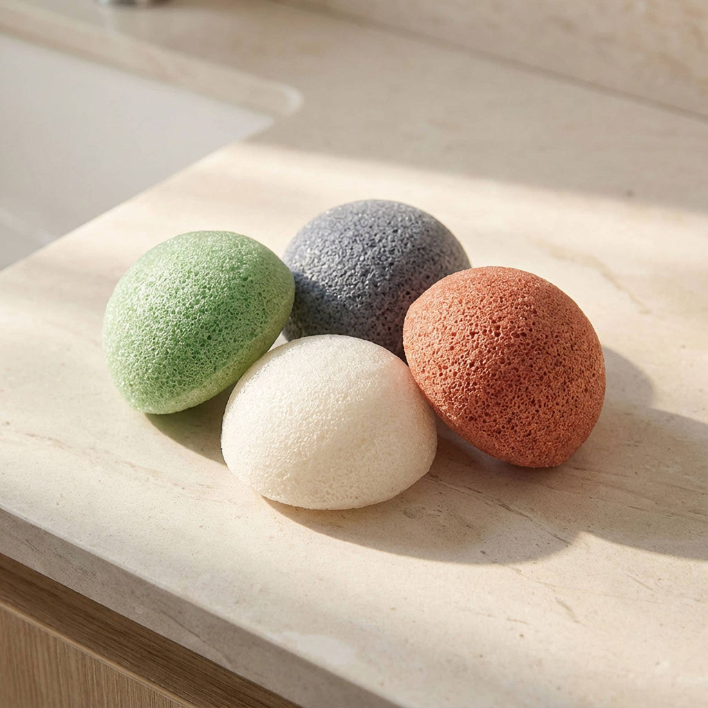 Natural Konjac Facial Cleansing Sponge | Earth Day Best: White