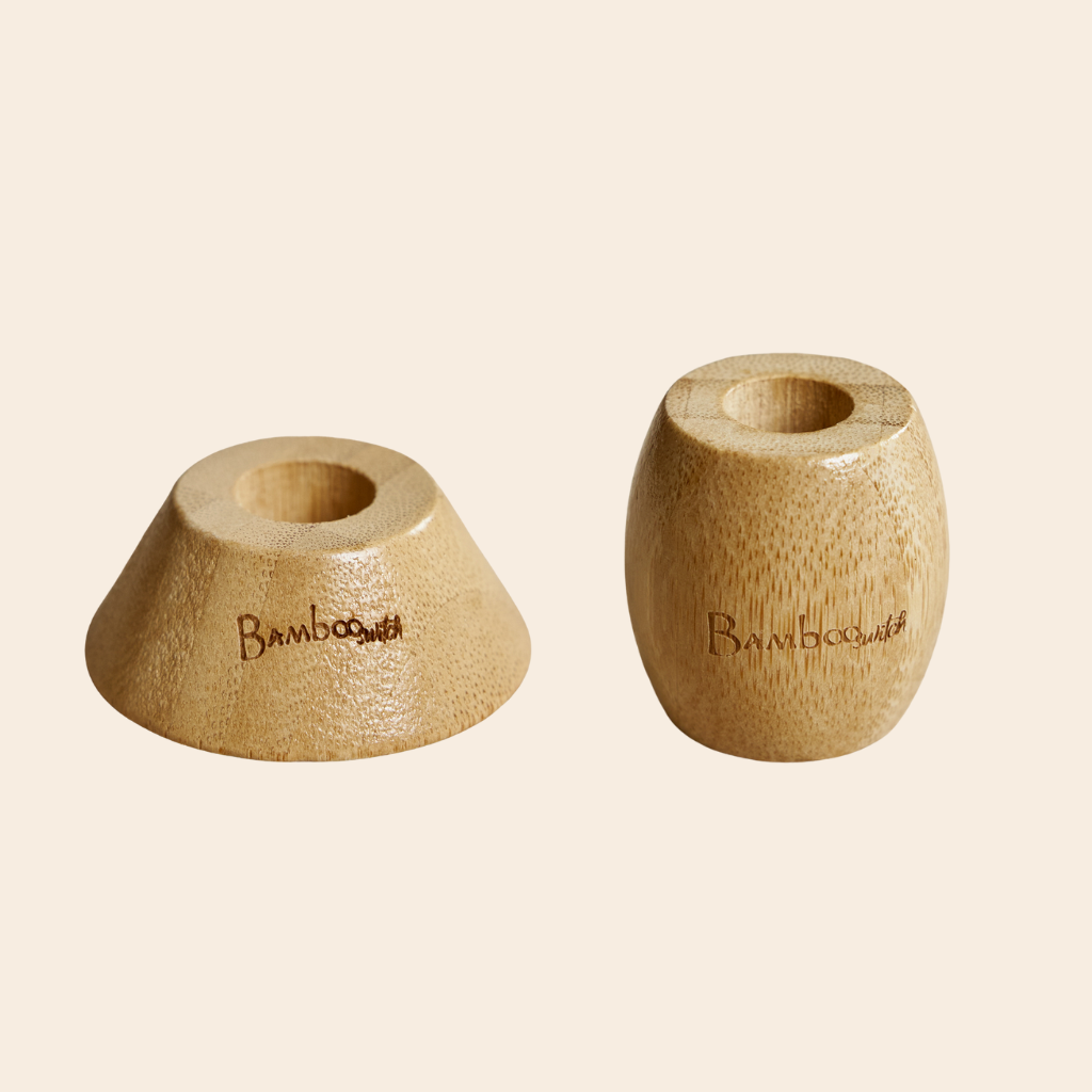 Bamboo Toothbrush Stand: Flat