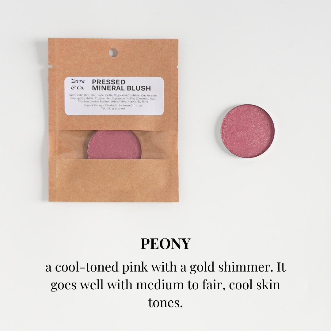 Pressed Mineral Blush - Refill | Compostable Refill Pouch: Wild Rose