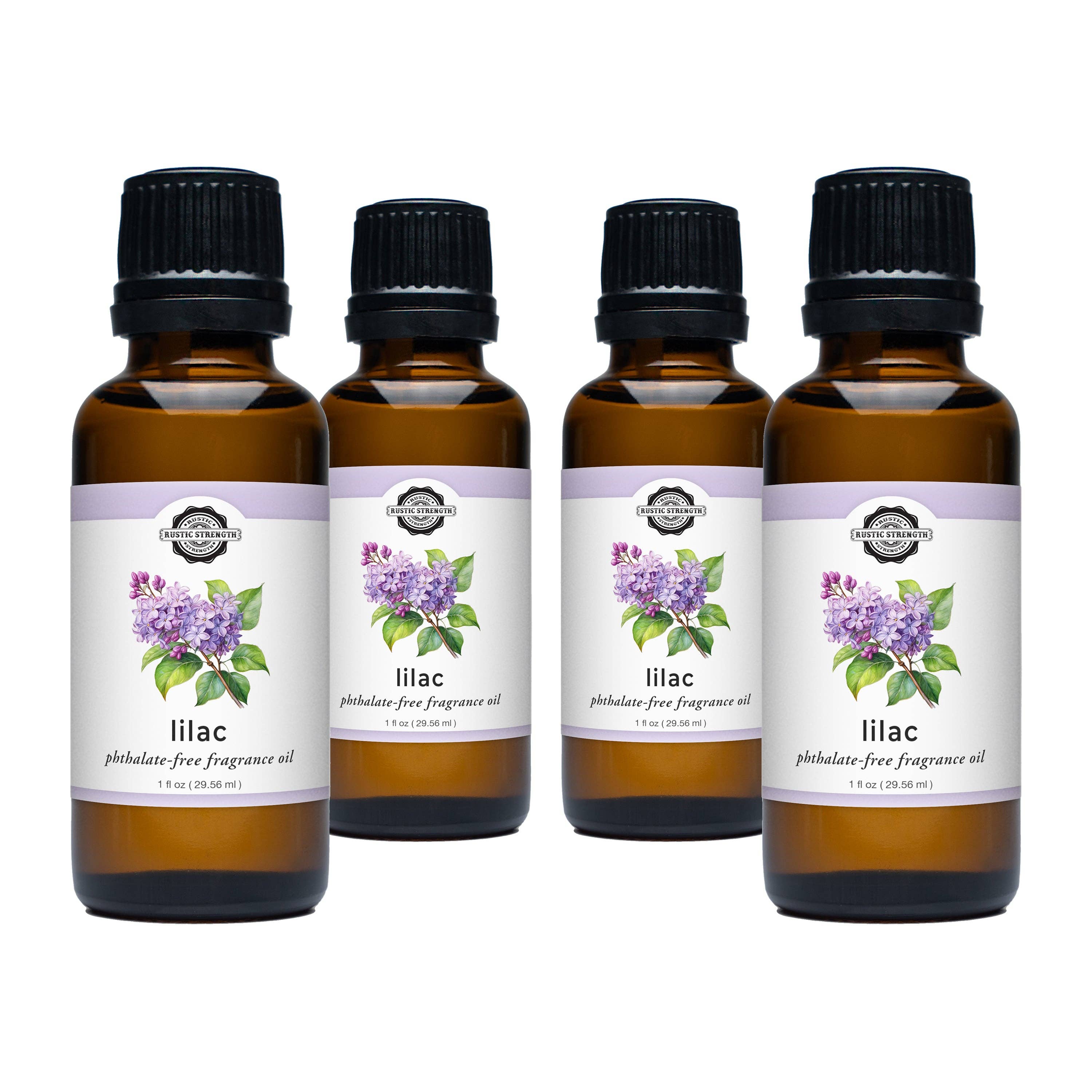 Lilac Phthalate-Free Fragrance Oil: - 1 oz Retail Glass Vials