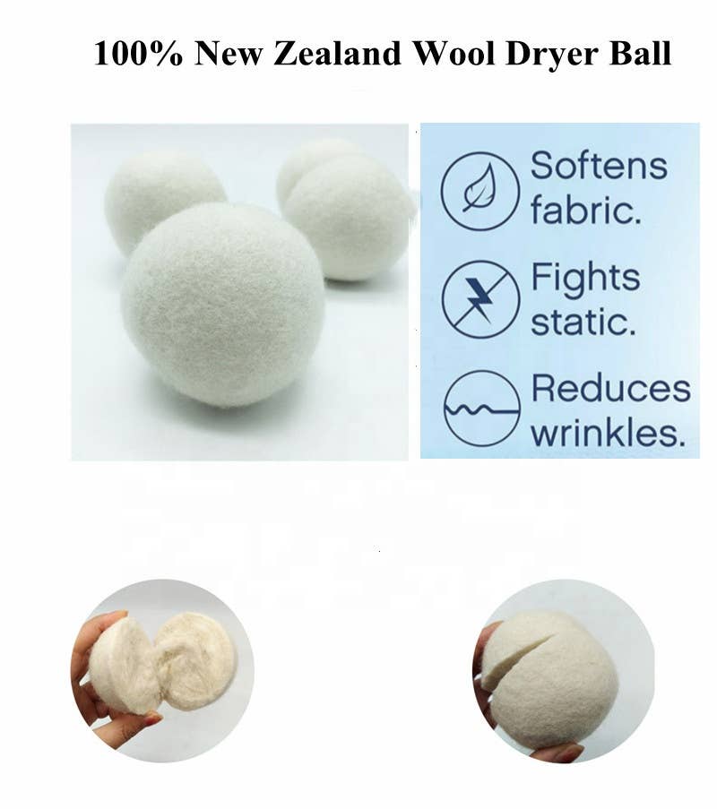 Eco Clean Dryer Balls, Organic, BULK without packaging