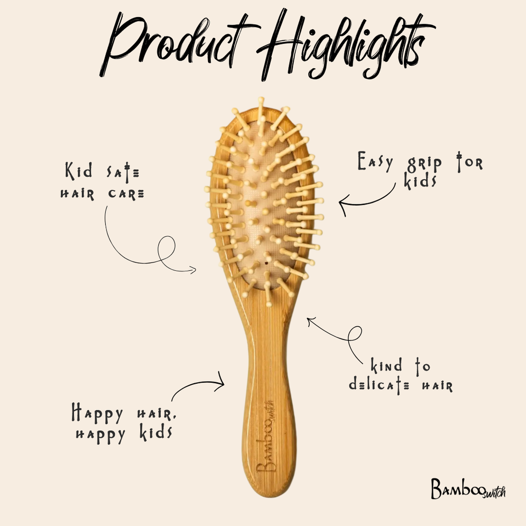 Bamboo Kids Hairbrush | Earth Day Bestseller