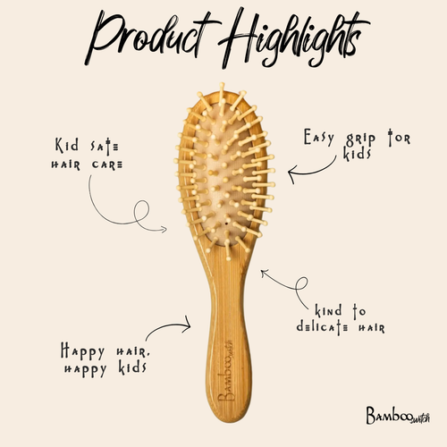 Bamboo Kids Hairbrush | Earth Day Bestseller