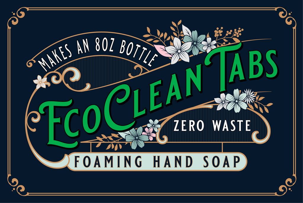 Eco clean foaming hand wash tablet