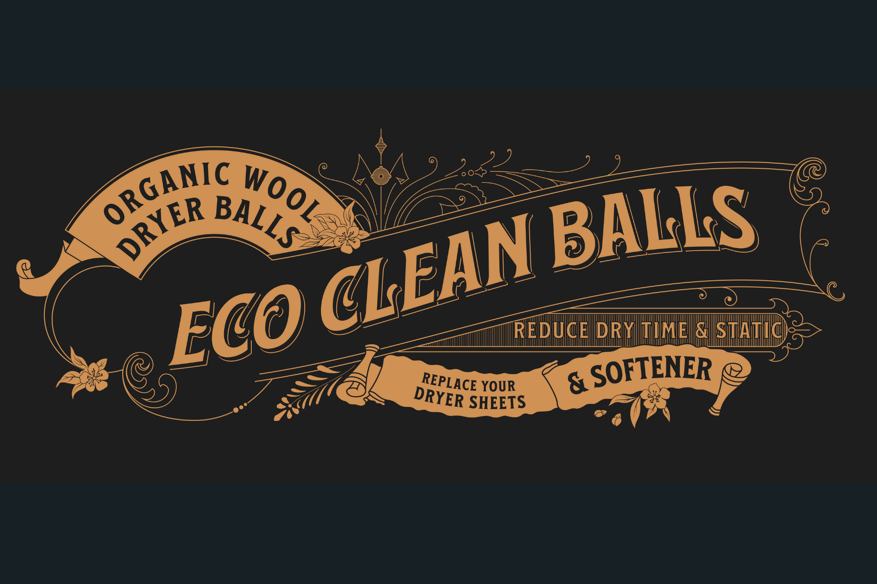 Eco Clean Dryer Balls, Organic, BULK without packaging