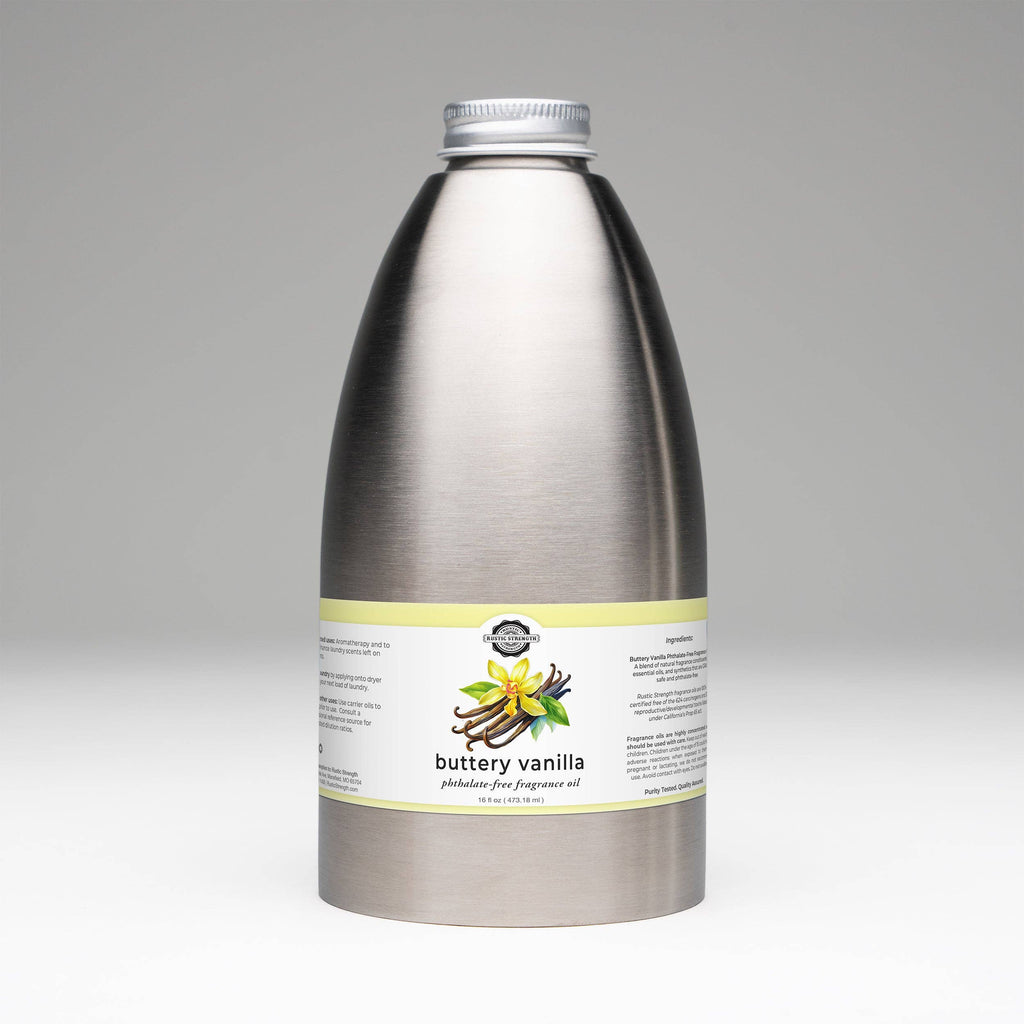 Buttery Vanilla Phthalate-Free Fragrance Oil:- 1 oz Glass Vials