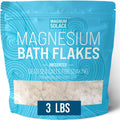Magnesium Bath Flakes, Dead Sea Bath Salts, Unscented: 3 LB