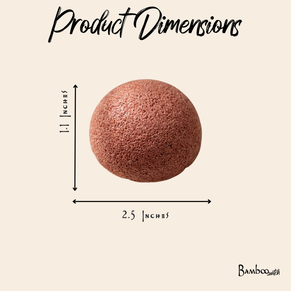 Natural Konjac Facial Cleansing Sponge | Earth Day Best: White