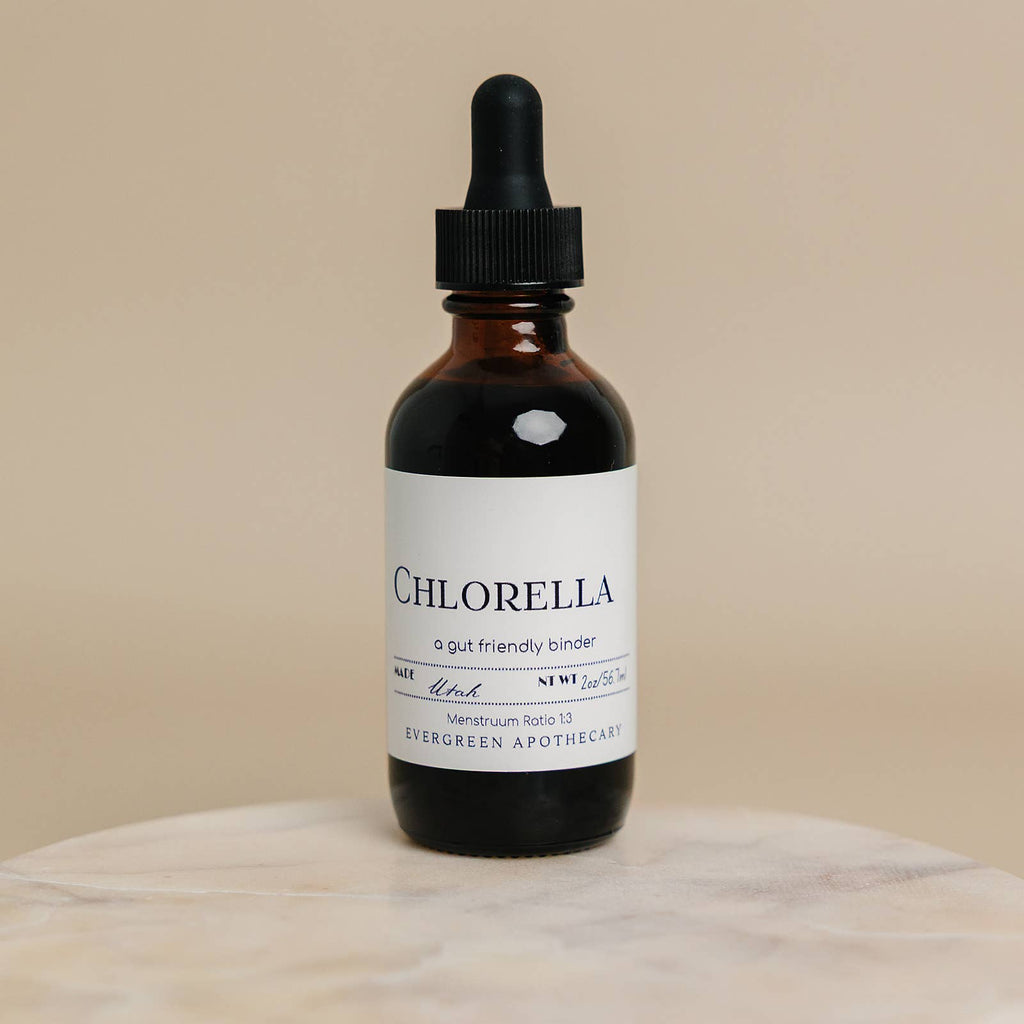 Chlorella, gut friendly binder - tincture