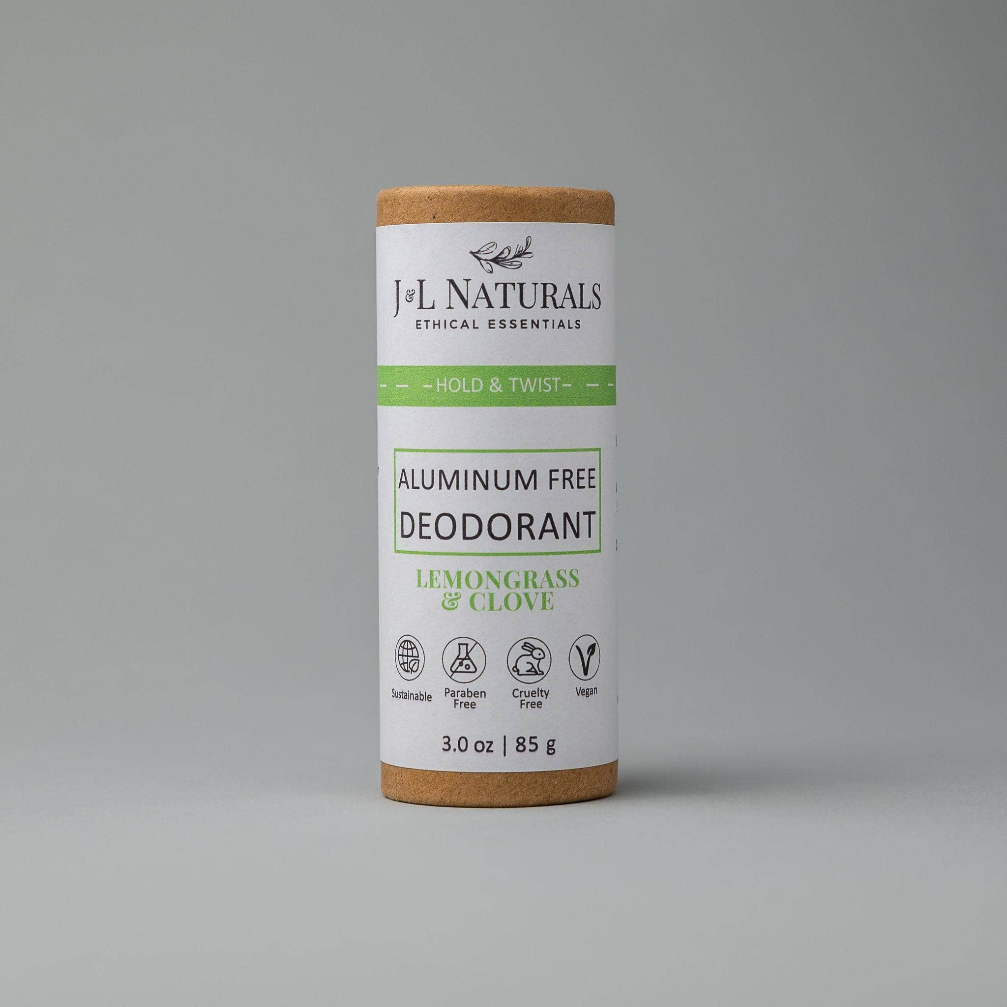 Extra-Strength Deodorant - gifts for her: Lemongrass & Clove / Regular Size (3.0 oz)