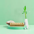 Bamboo Soap Holder with Llama Logo -