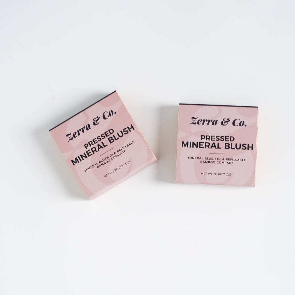 Pressed Mineral Blush | Refillable Zero Waste Makeup: Wild Rose