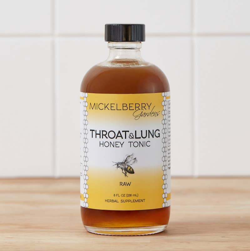 Throat and Lung Honey Tonic — nourish your sore throat: 8oz