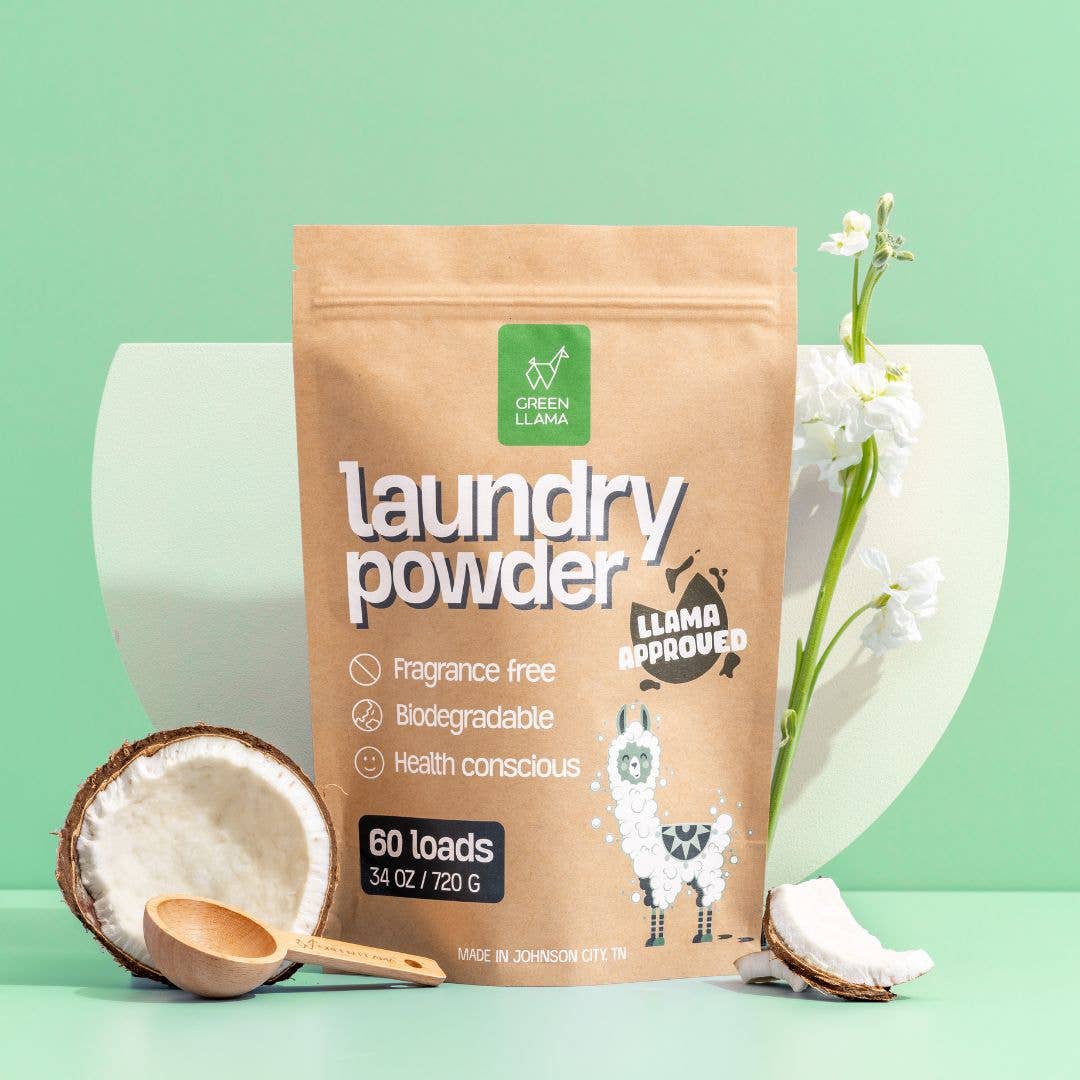 Natural Laundry Powder Fragrance-Free (60 Loads) - Case of 6