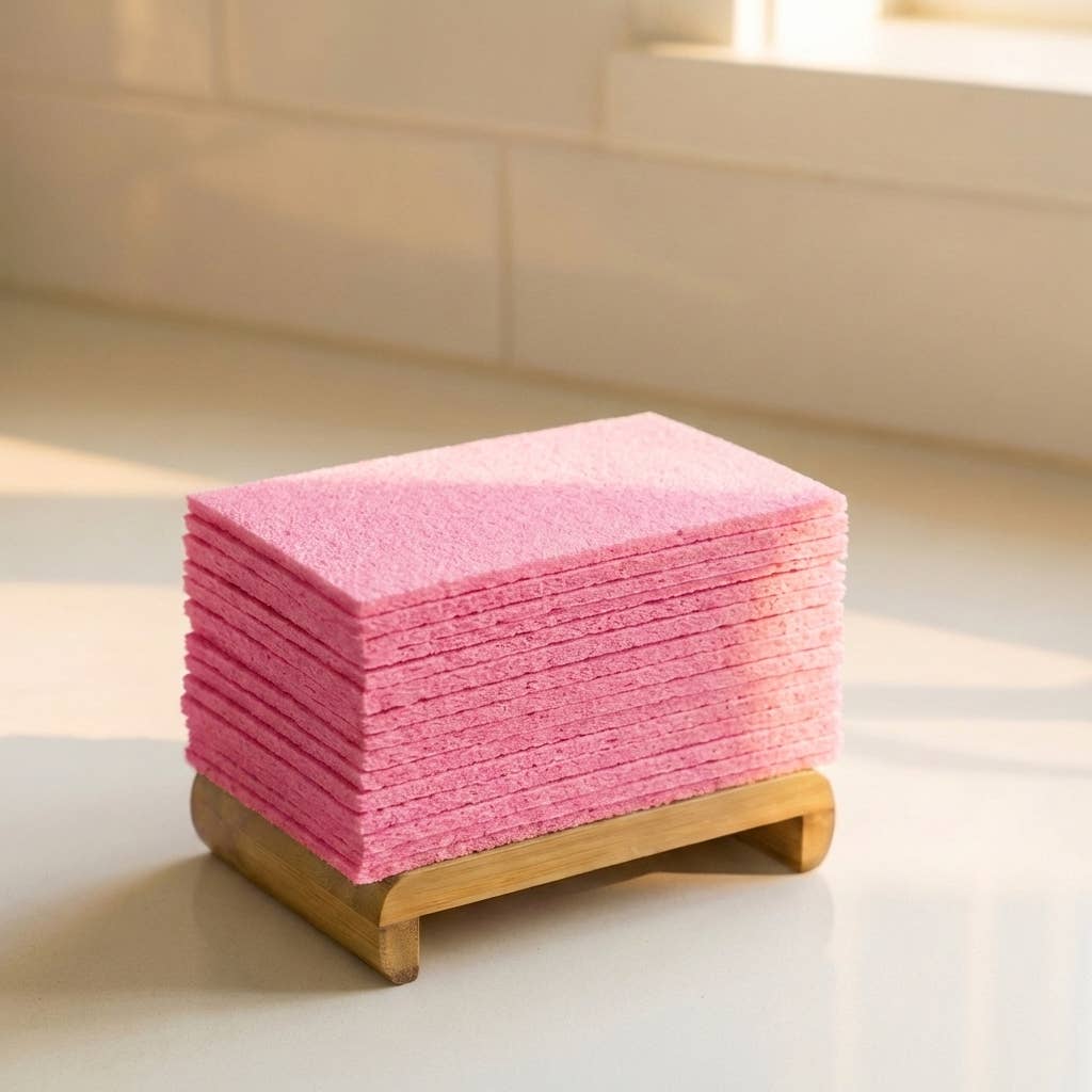 Compostable Cellulose Kitchen Sponge | Earth Day Bestseller: White