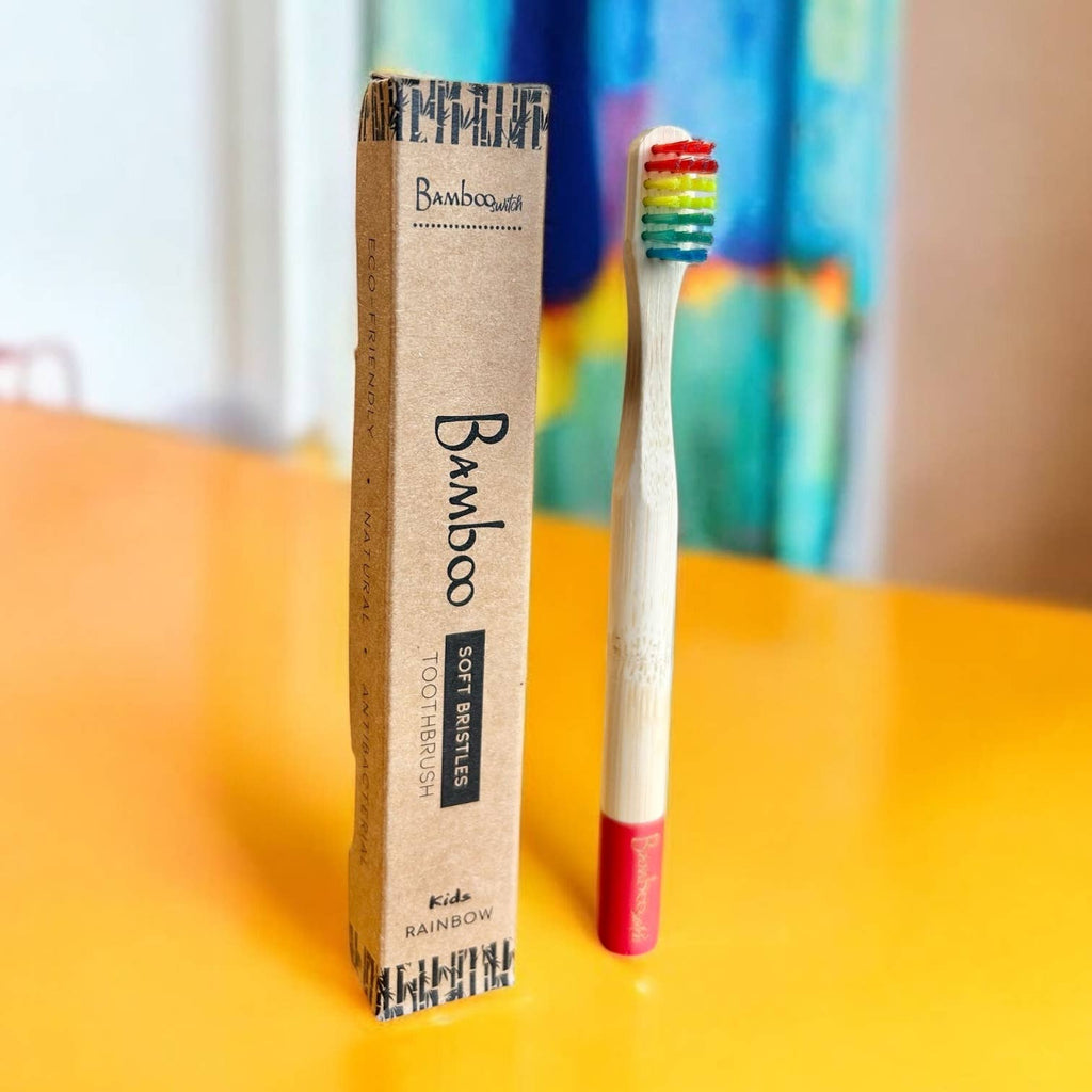 Bamboo Kids Toothbrush | Earth Day Bestseller: Blue