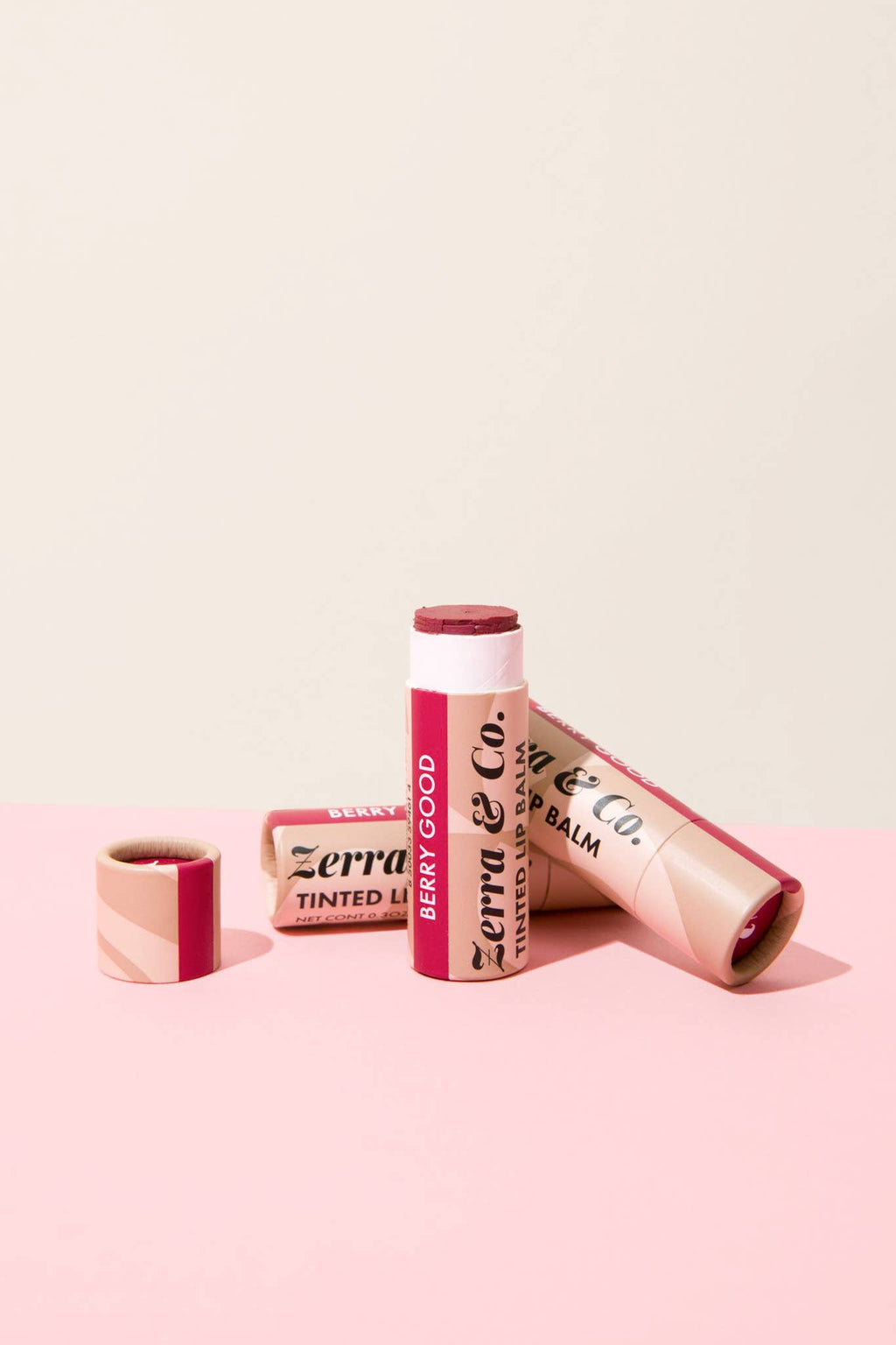 Tinted Lip Balm | Vegan Sheer Jumbo Zero Waste Lip Balm: Antique Pink