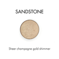Pressed Mineral Eyeshadow | Refillable Zero Waste Makeup: Sandstone