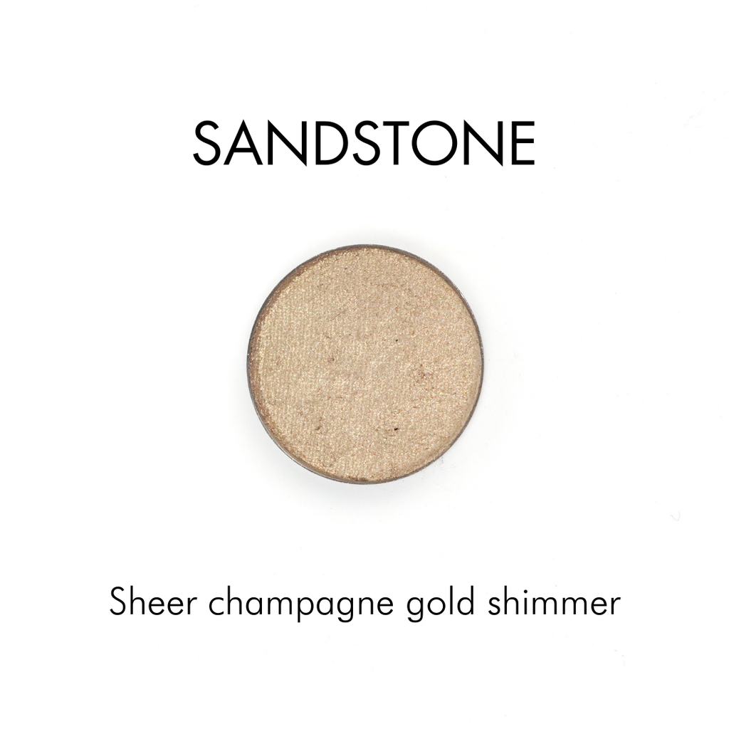 Pressed Mineral Eyeshadow | Refillable Zero Waste Makeup: Abalone
