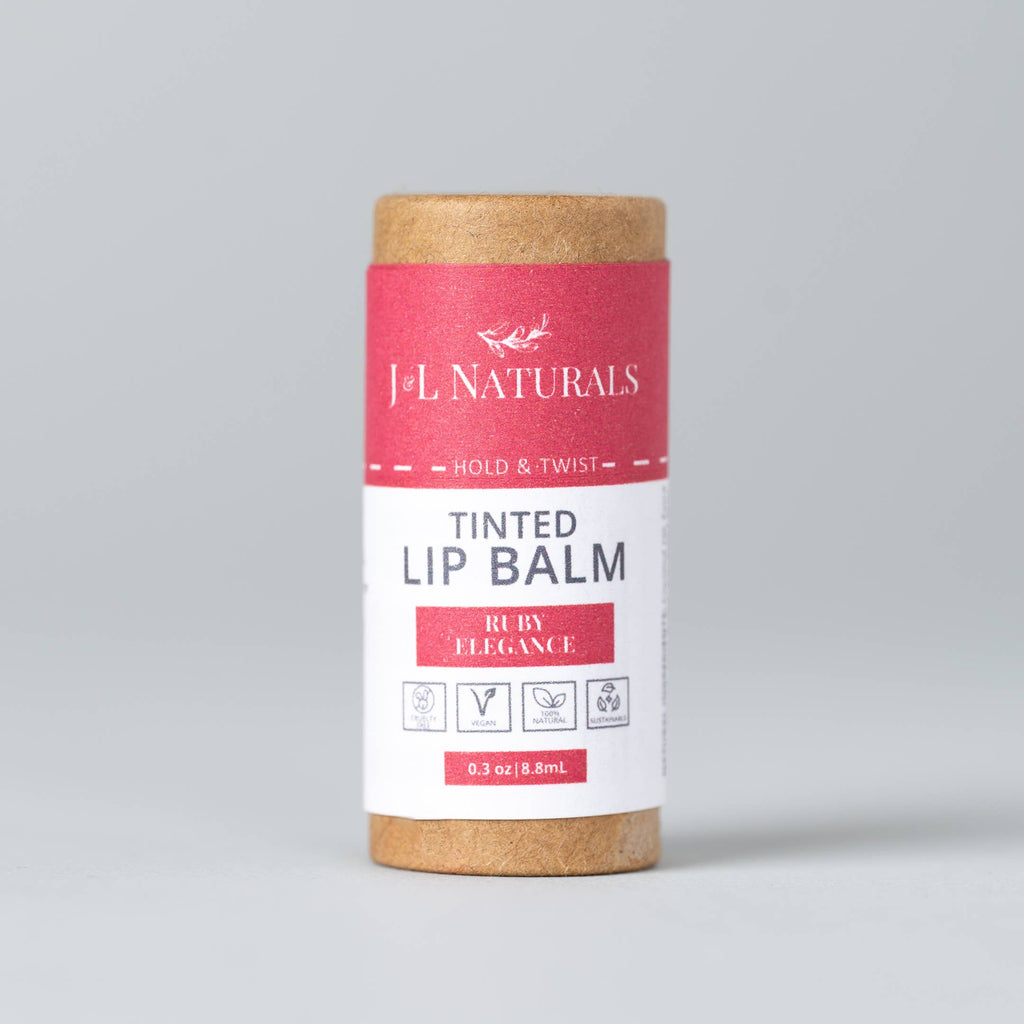 Natural Tinted Lip Balm - 5 Colors - Fall Hydration: Mocha Latte