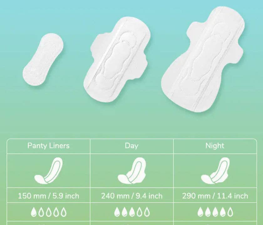 Bulk Organic Cotton Ultrathin Pads