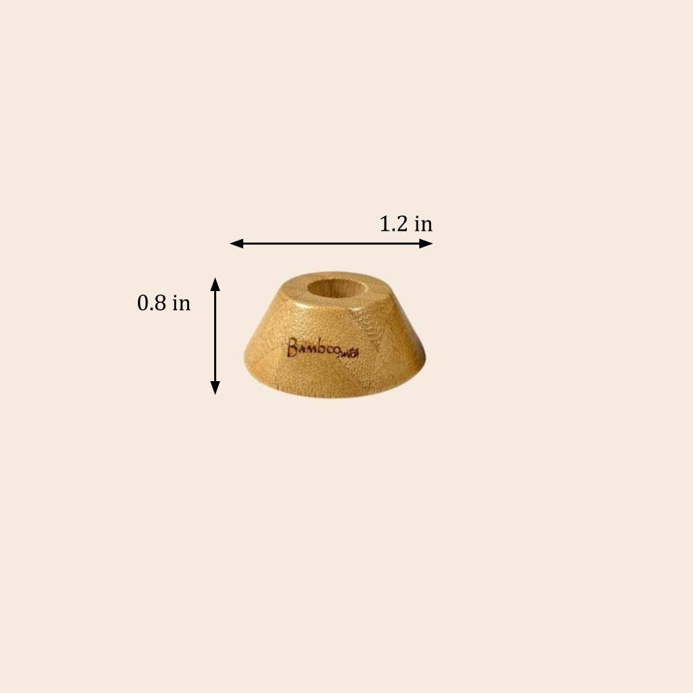 Bamboo Toothbrush Stand: Flat