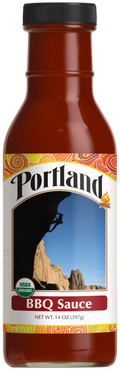 Portland Organic BBQ Sauce 14oz Glass Btls