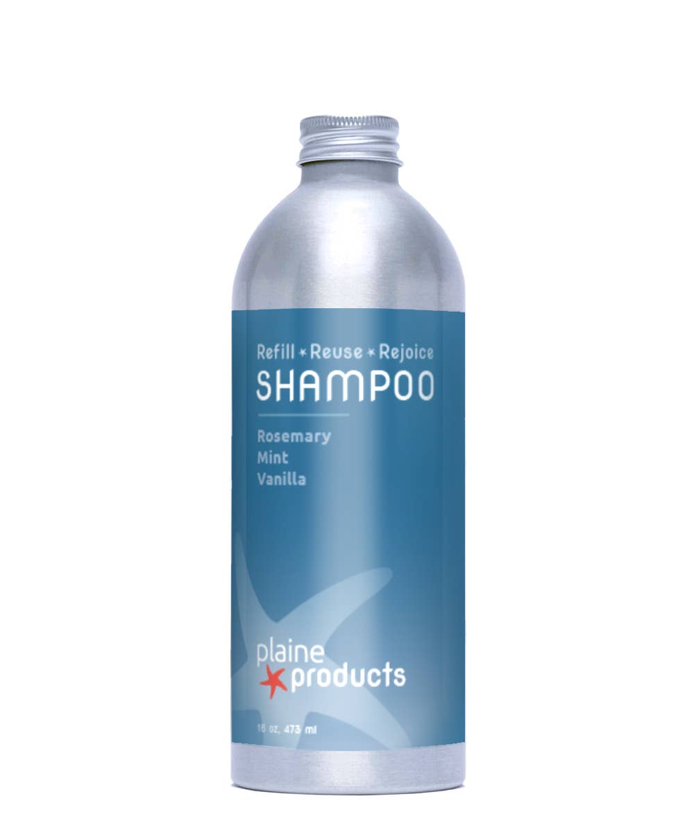Empty Shampoo Bottle 16 oz Rosemary Mint Vanilla