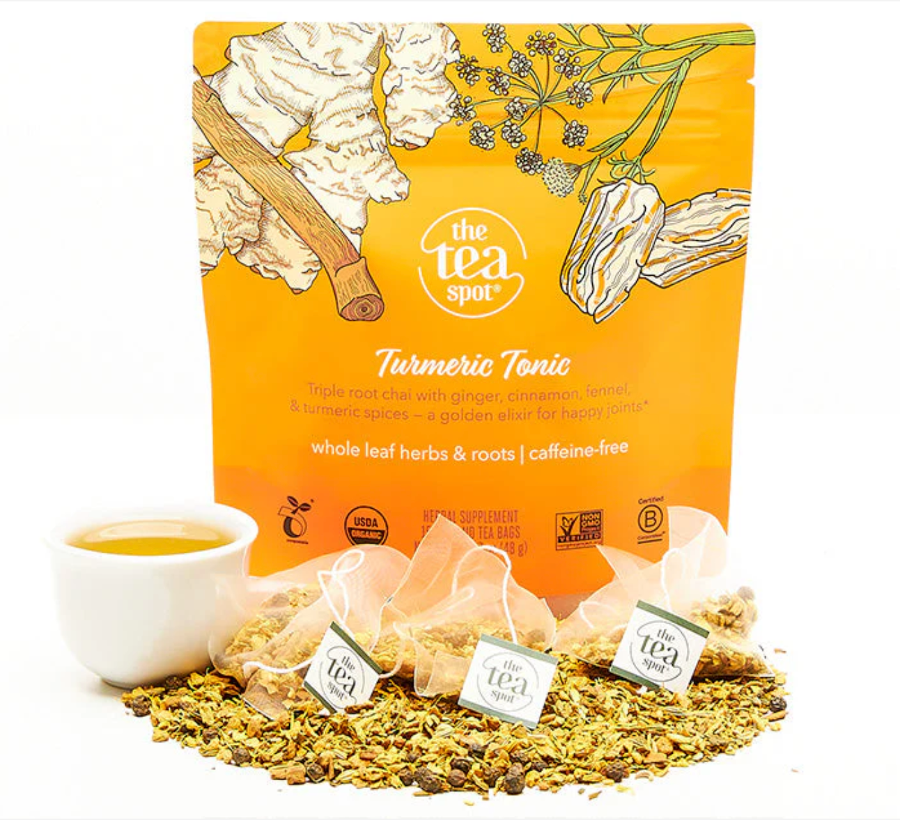Turmeric Tonic, Organic Tea: Sample 5 teaspoons