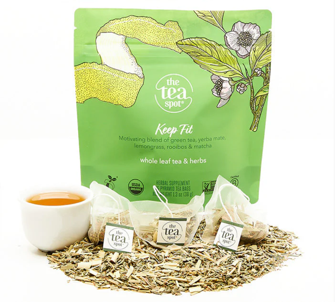Keep Fit, Organic Green Tea: Sample