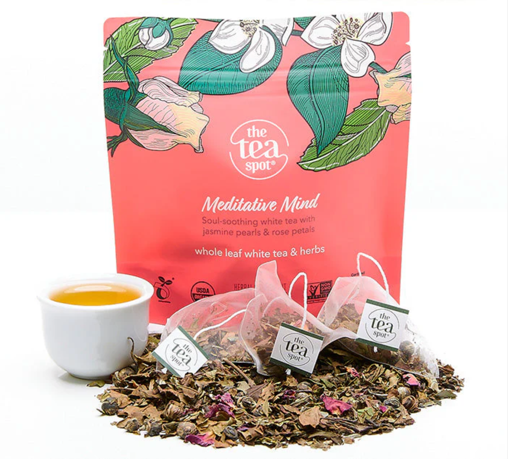 Meditative Mind, Organic Tea: Retail Pouch (15 Sachets) - 5 units