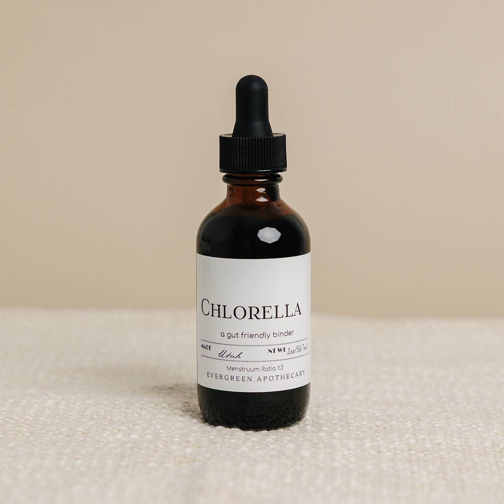 Chlorella, gut friendly binder - tincture