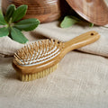 Bamboo Two Sided Hairbrush | Faire Market Bestseller
